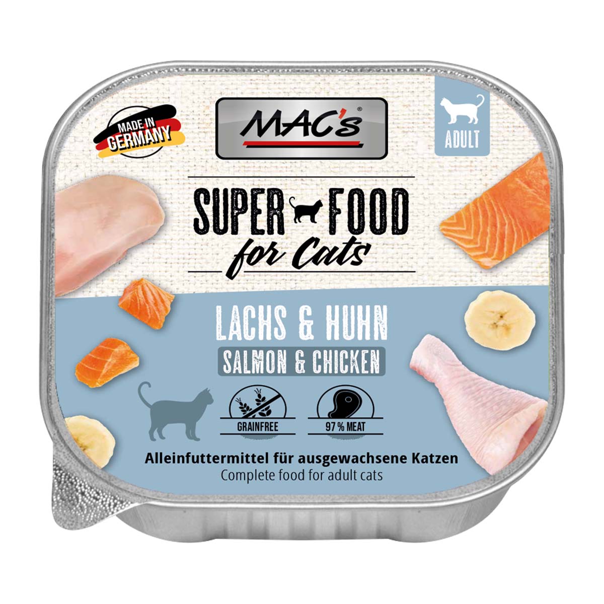 MAC's Cat Lachs und Hühnchen 16x100g von MAC's Cat