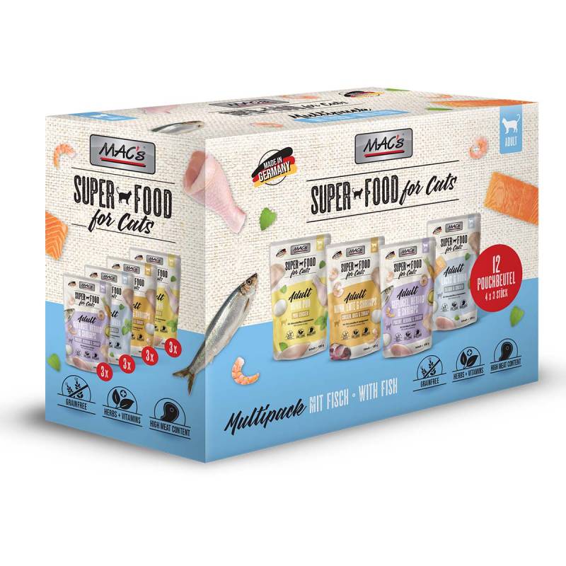 MAC's Cat Multipack mit Fisch 48x100g von MAC's Cat