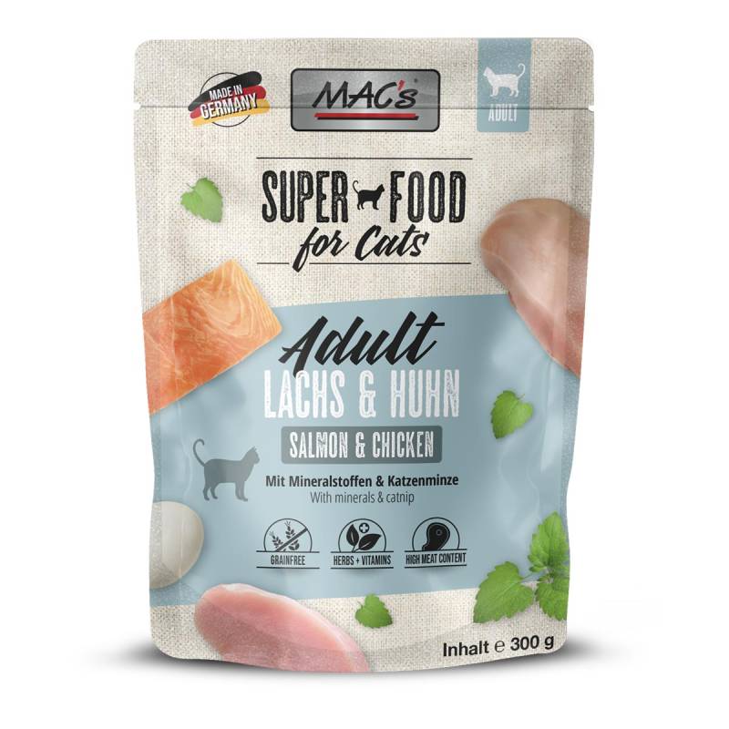 MAC's Cat Pouch Lachs & Huhn 6x300g von MAC's Cat