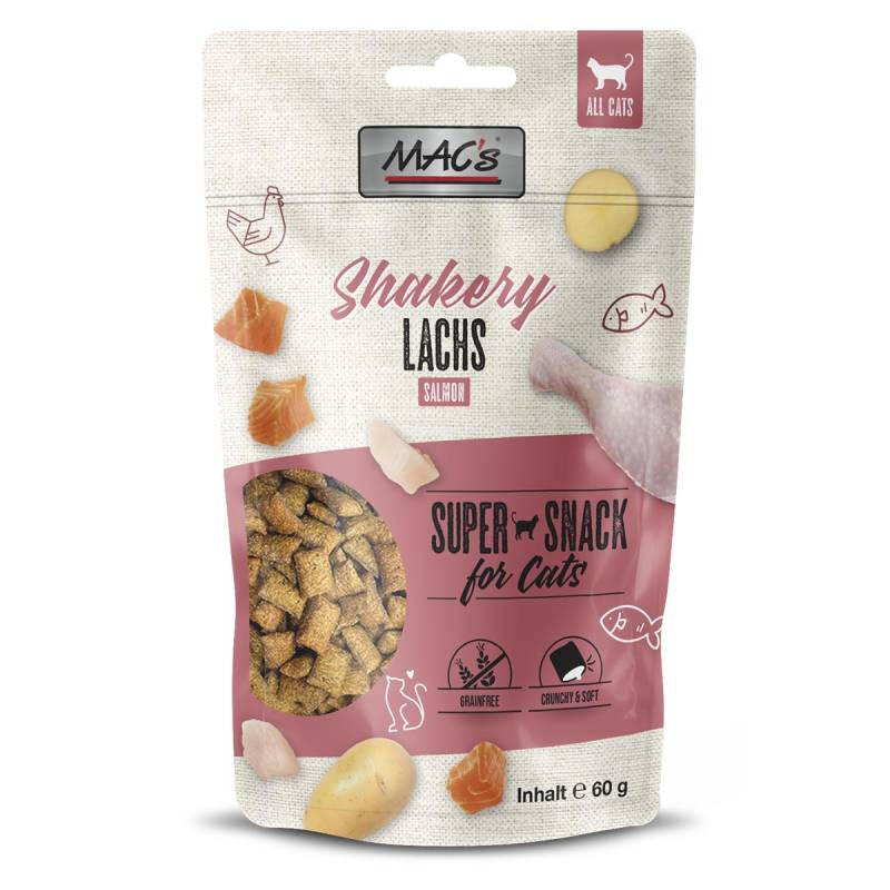 MAC's Cat Shakery Snacks Lachs 3x60g von MAC's Cat