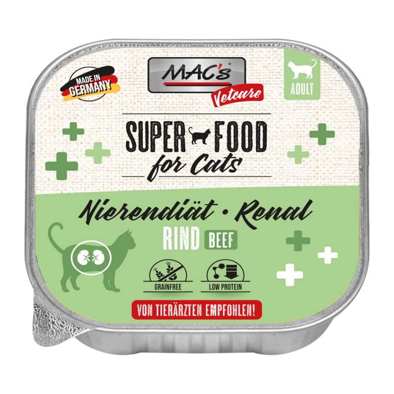 MAC's Cat Vetcare Rind Nierendiät 16x100g von MAC's Cat