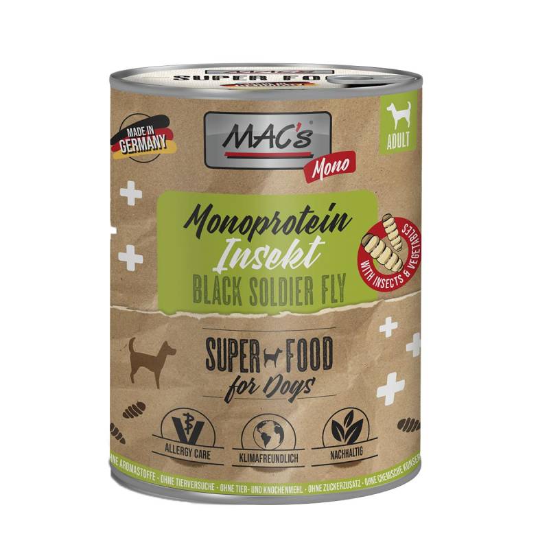 MAC's DOG Mono Insekten 6x750g von MAC's Dog