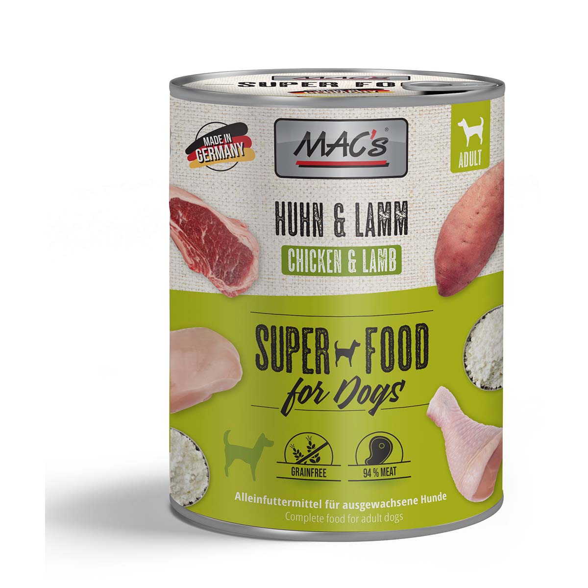 MAC's Dog Huhn und Lamm 6x800g von MAC's Dog