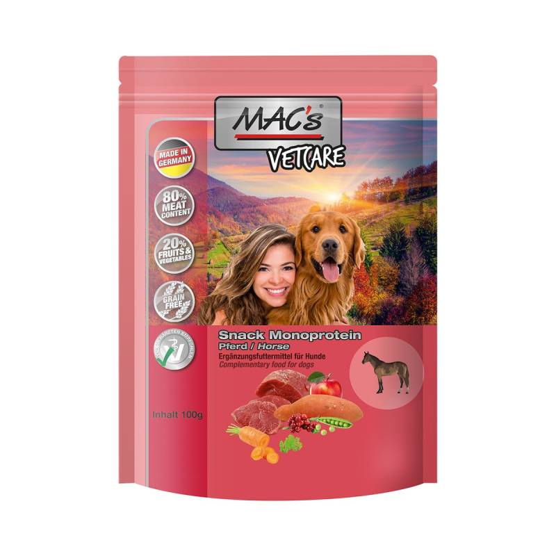 MAC's Dog Mono Snack Pferd 100g von MAC's Dog