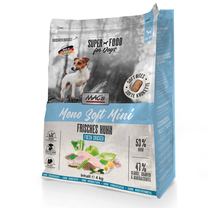 MAC's Dog Mono Soft Mini Frisches Huhn 2x4 kg von MAC's Dog