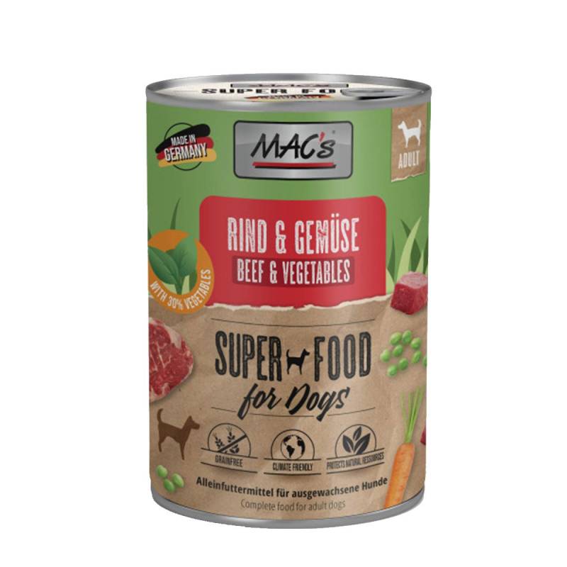 MAC's Dog Rind und Gemüse 6x400g von MAC's Dog