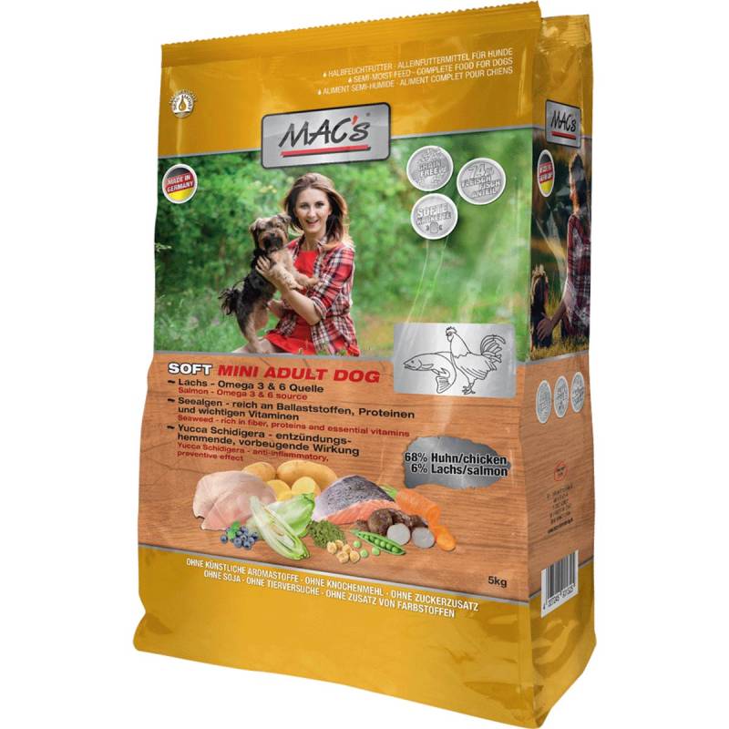 MAC's Dog Soft Mini Huhn & Lachs 1,5kg von MAC's Dog