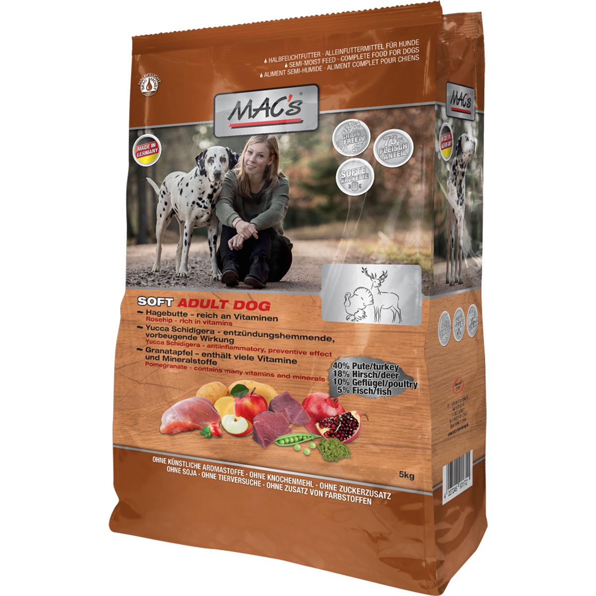 MAC's Dog Soft Pute & Hirsch 1,5kg von MAC's Dog