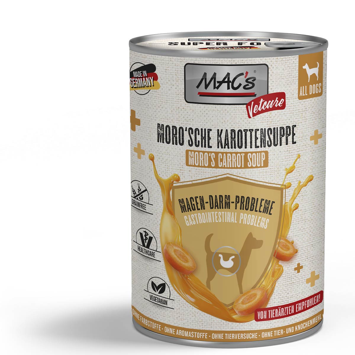 MAC's Dog Vetcare Morosche Karottensuppe 6x400g von MAC's Vetcare