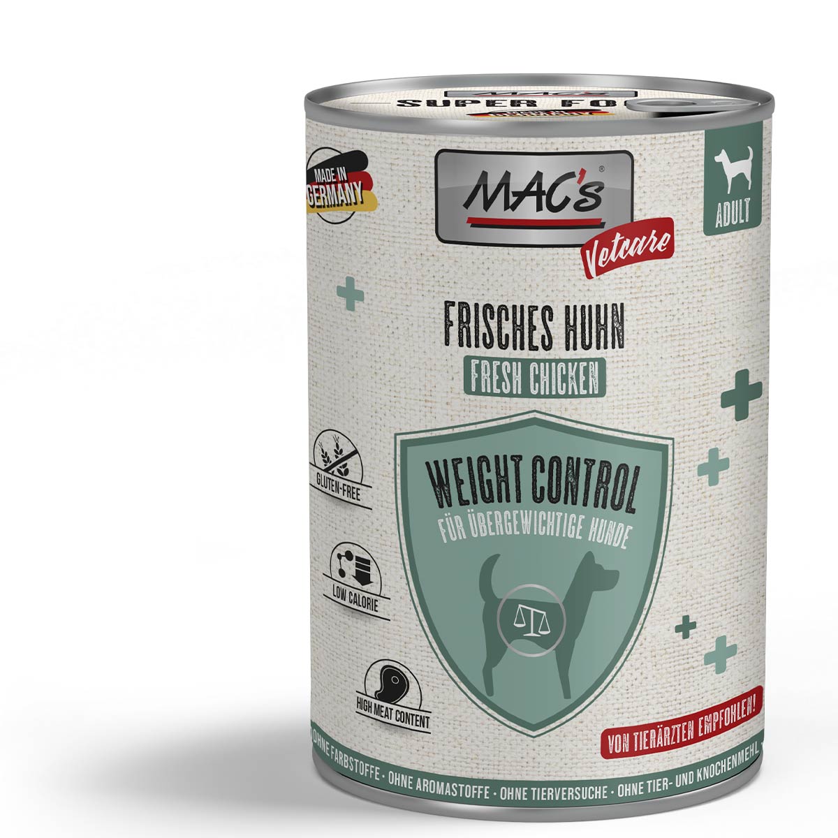 MAC's Dog Vetcare Weight Control Huhn 6x400g von MAC's Vetcare