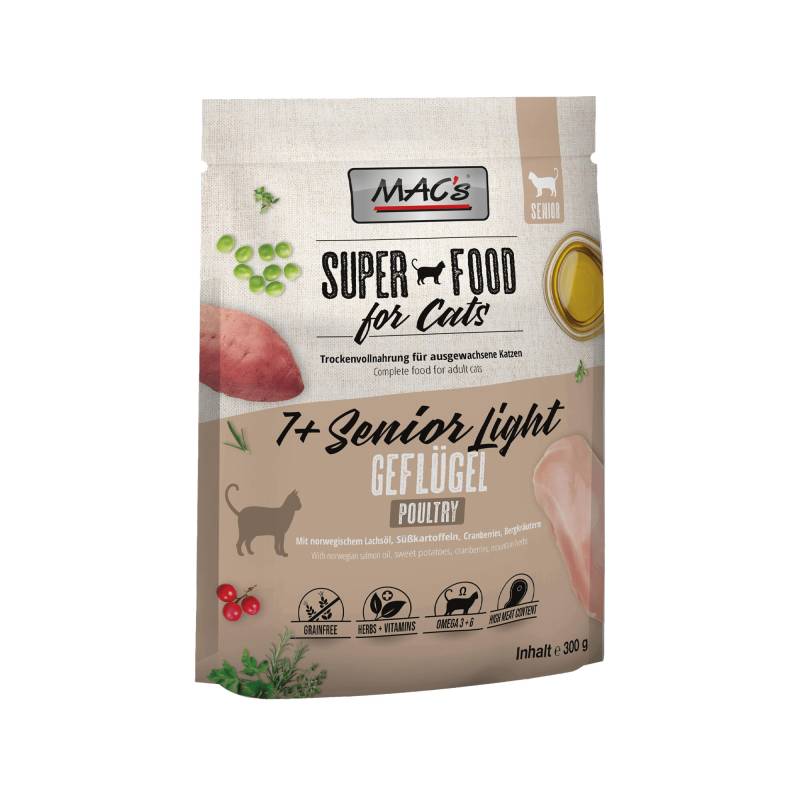 MAC's 7+ Senior Light Katzenfutter - 1,5 kg von MAC's