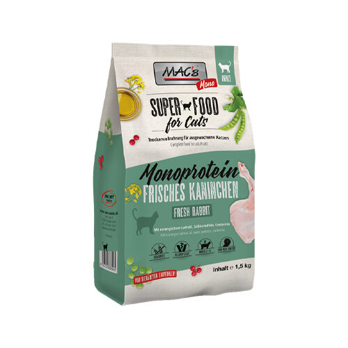 MAC's Adult Monoprotein Katzenfutter - Kaninchen - 1,5 kg von MAC's