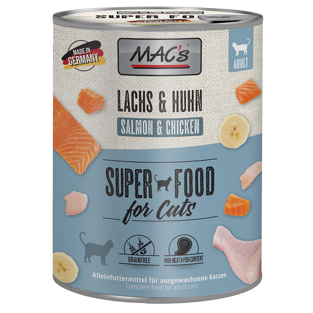 MAC´s Cat 6 x 800 g - Lachs & Hühnchen von MAC's