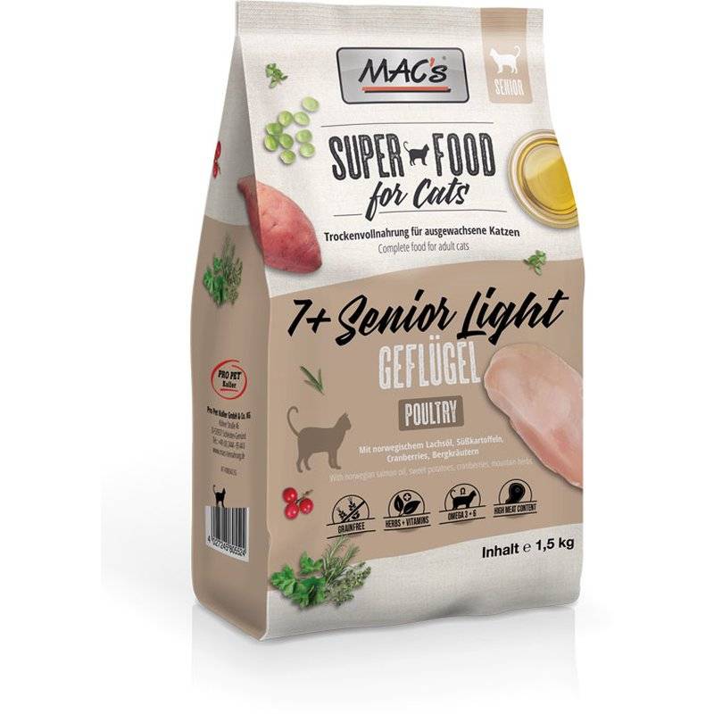 MAC's Cat 7+ Senior/Light - 1,5 kg (10,63 € pro 1 kg) von MAC's