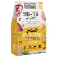 MAC's Cat Adult Trockenfutter Ente, Pute & Huhn 7 kg von MAC's