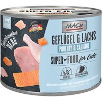 MAC´s Cat Feinschmecker 6 x 200 g - Geflügel & Lachs von MAC's