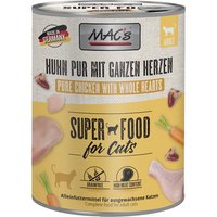 MAC´s Cat Katzenfutter 6 x 800 g - Huhn PUR mit ganzen Geflügelherzen von MAC's