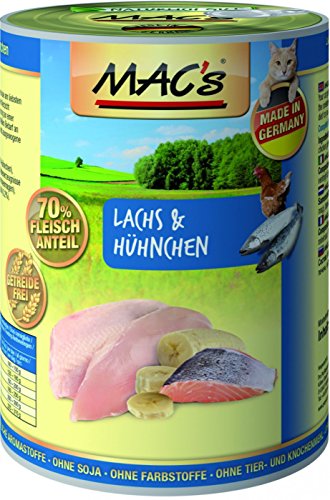 MAC's Cat Lachs & Huhn (getreidefrei) 6 x 400 g von MAC's