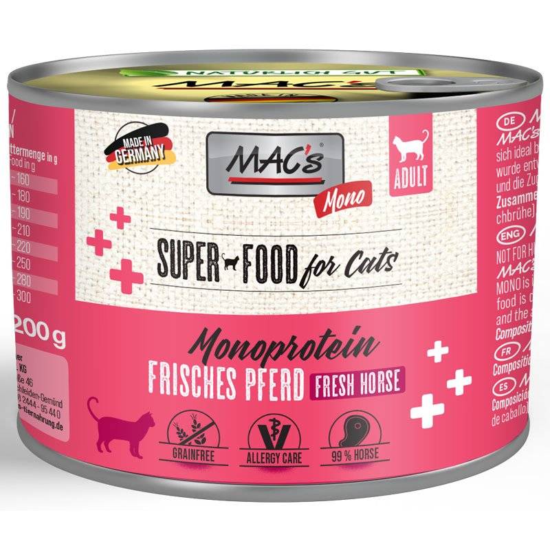 MAC's Cat Mono Pferd 200 g (10,45 € pro 1 kg) von MAC's