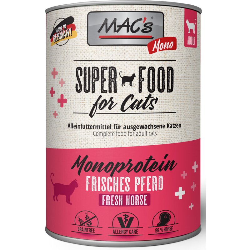 MAC's Cat Mono Pferd 400 g (9,22 € pro 1 kg) von MAC's