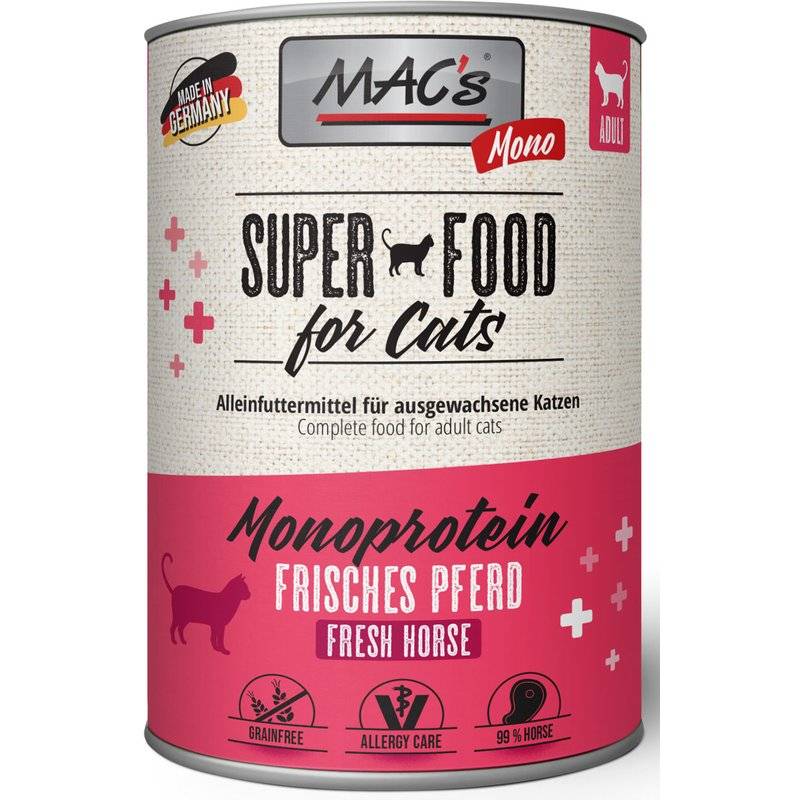 MAC's Cat Mono Pferd 400 g (9,22 € pro 1 kg) von MAC's