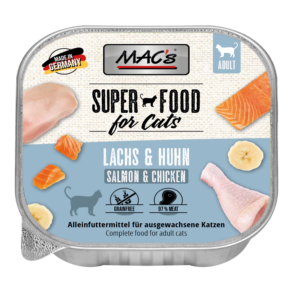 MAC's Cat Schale 16 x 100 g - Lachs & Hühnchen von MAC's