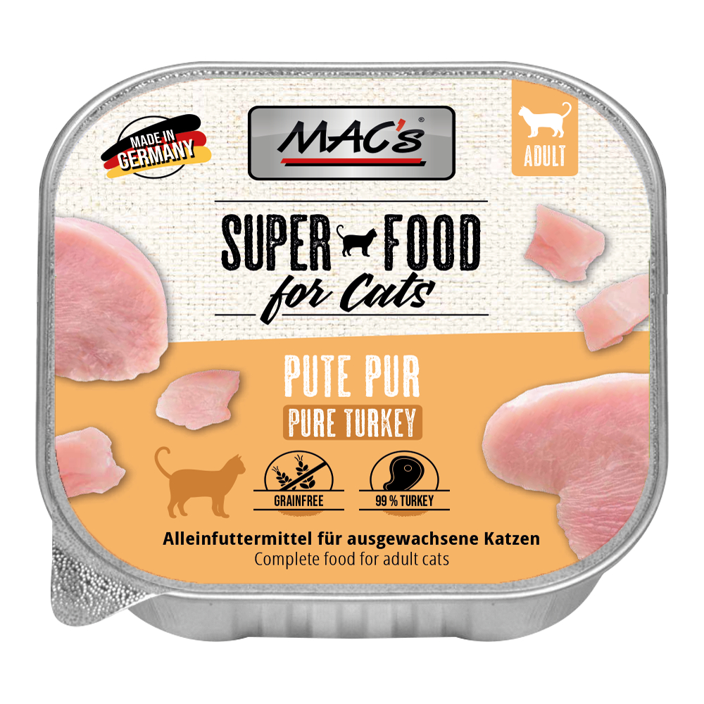 MAC's Cat Schale 16 x 100 g -Pute Pur von MAC's