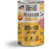 MAC's Nassfutter Hund Adult Pute & Heidelbeeren 6x800 g von MAC's