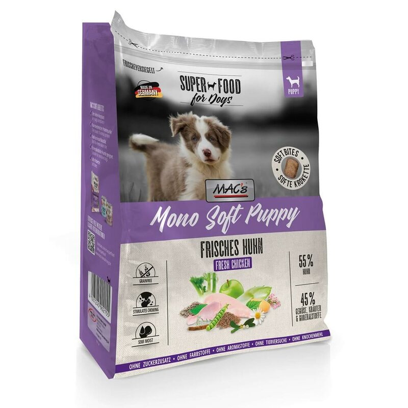 MAC's Mono Soft Puppy frisches Huhn 4 kg (5,25 € pro 1 kg) von MAC's