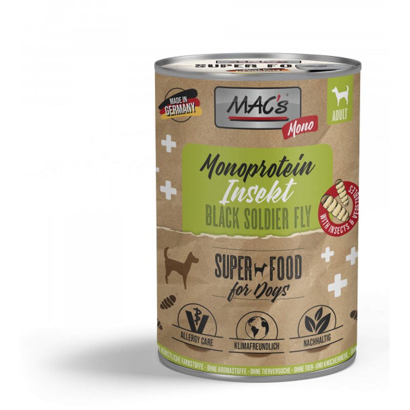 MAC's Dog Mono Insekt 375 g (6,91 € pro 1 kg) von MAC's