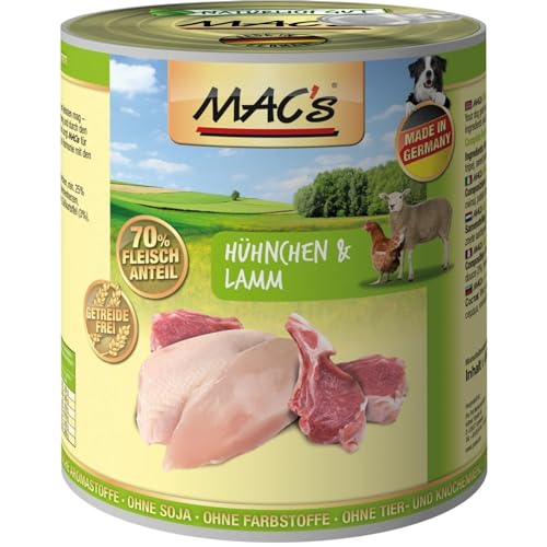 MAC's Dog mit Huhn & Lamm 6 x 800 g von MAC's