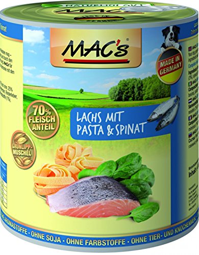 MAC's Dog mit Lachs, Rind & Spinat 6 x 800 g von MAC's