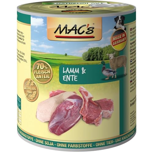 MAC's Dog mit Lamm & Ente 6 x 800 g von MAC's