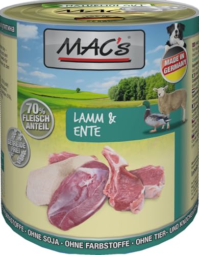 MAC's Dog mit Lamm & Ente 6 x 800 g von MAC's