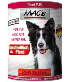 MAC's Hundefutter Sensitive Pferd Pur 12 X 400 g von MAC's
