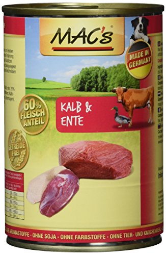 Mac's Kalb & Ente, 6er Pack (6 x 400 g) von MAC's