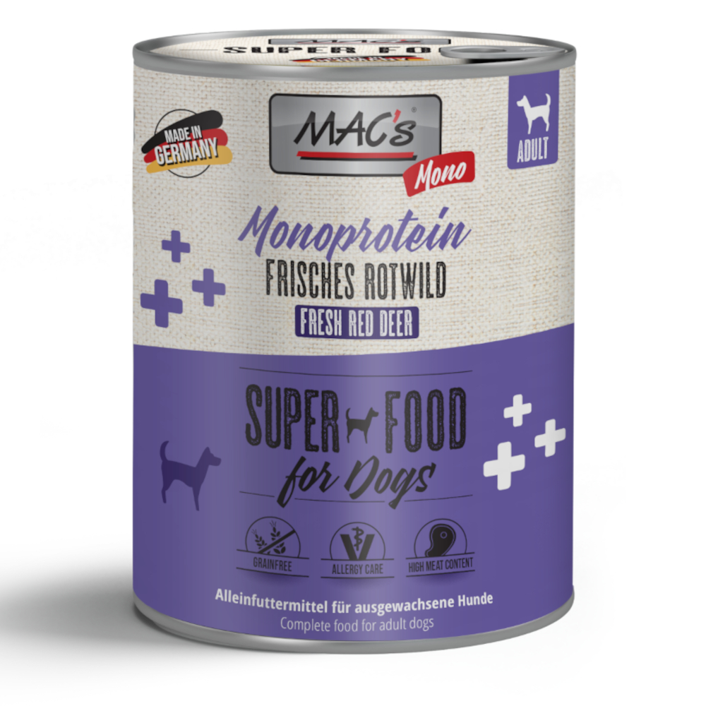 MAC's Mono Sensitive 6 x 800 g - Rotwild MAC's Mono Sensitive 6 x 800 g - Rotwild von MAC's