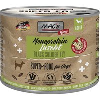 MAC's Monoprotein Insekten & Superfood 6 x 180 g - Schwarze Soldatenfliege (Hermetia illucens) von MAC's