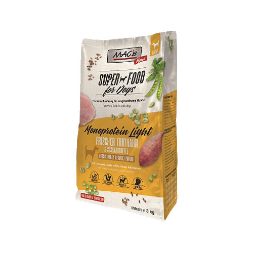 MAC's Monoprotein Light Hundefutter - Pute - 3 kg von MAC's