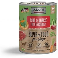 MAC's Nassfutter Hund Adult Rind & Gemüse 6x800 g von MAC's