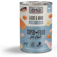 MAC's Nassfutter Katze Adult Lachs & Hühnchen 12x400 g von MAC's