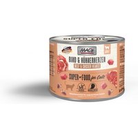 MAC's Nassfutter Katze Adult Rind & Hühnerherzen 6x200 g von MAC's