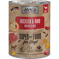 MAC's Nassfutter für Hunde mit Insekten 6 x 750 g - Insekten & Rind von MAC's