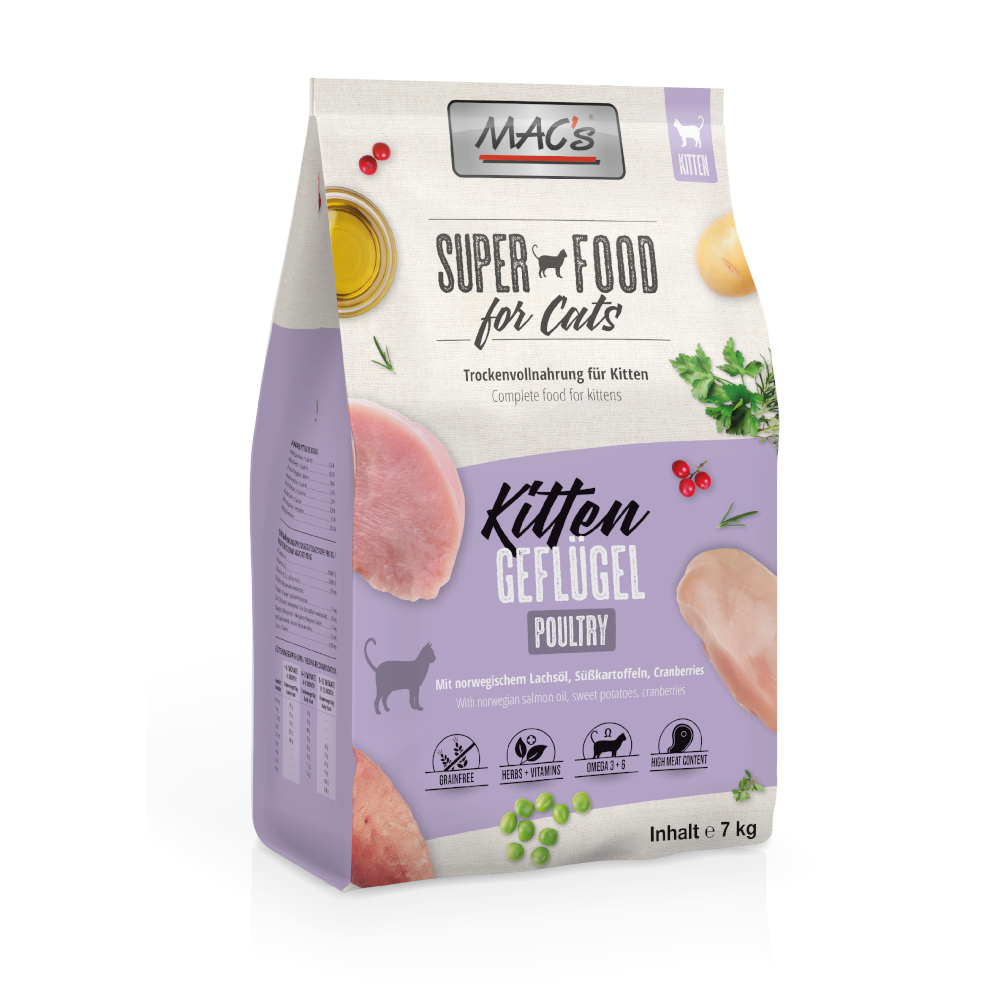 MAC's Superfood for Cats Kitten - 7 kg MAC's Superfood for Cats Kitten - 7 kg von MAC's