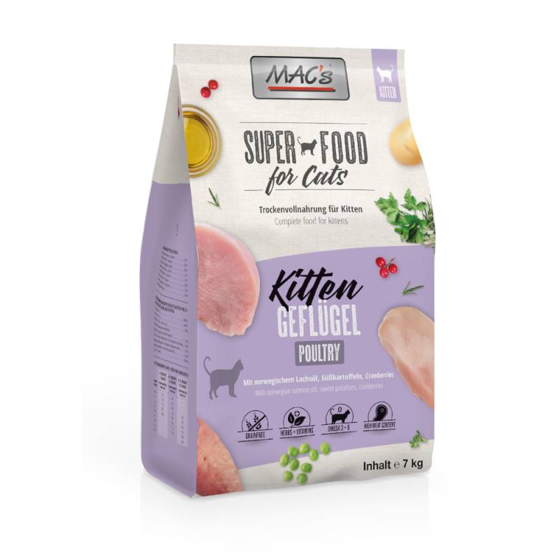 MAC's Superfood for Cats Kitten - 7 kg von MAC's