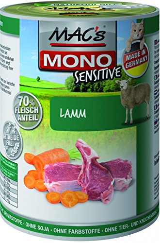 MACs | Mono Sensitive Lamm | 6 x 400 g von MAC's