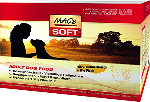 MACs Soft Huhn | 3X 5kg Halbfeuchtfutter für Hunde von MAC's