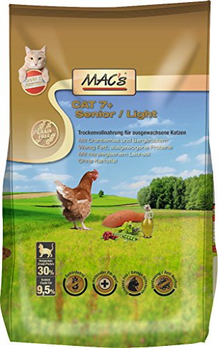 Mac's Katzenfutter getreidefrei 7+ Senior/Light, 7 kg von MAC's