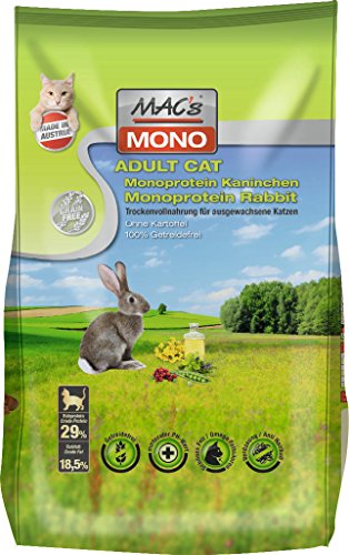 Mac's Katzenfutter getreidefrei Adult Monoprotein Kaninchen, 1.5 kg von MAC's