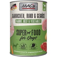 Sparpaket MAC's Adult 12 x 800 g - Kaninchen & Gemüse von MAC's